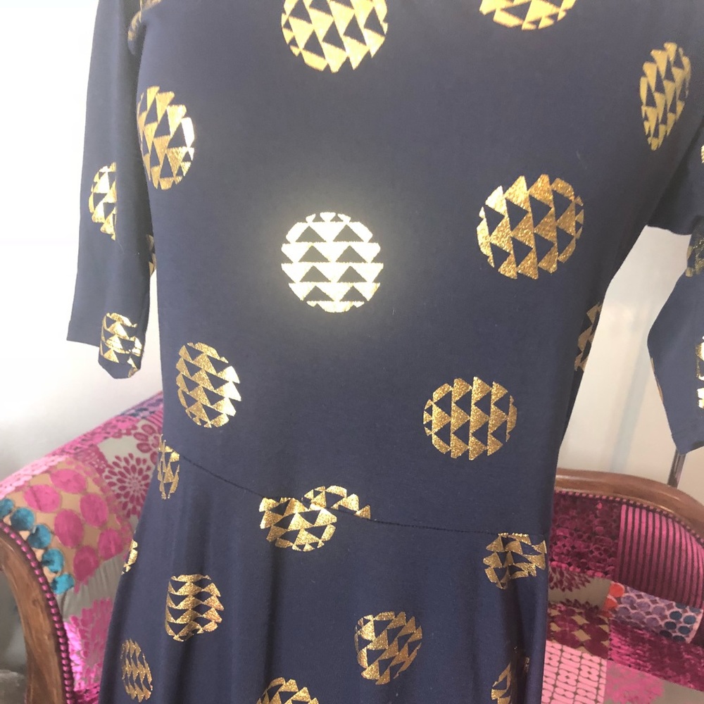 LULAROE 34th sleeve dress (worn once) - Picture 2 of 6